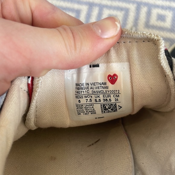 Comme des Garçons x Converse Lowtop Sneakers - Picture 4 of 5